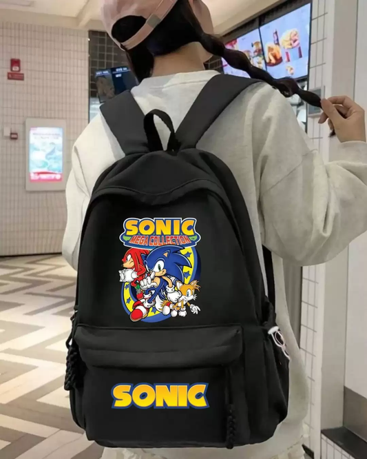 Süper Sonic Baskılı Okul Sırt Çantası