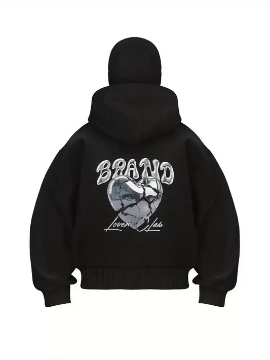 Brano Baskılı Kar Maskeli Ninja Unisex Sweatshirt Hırka