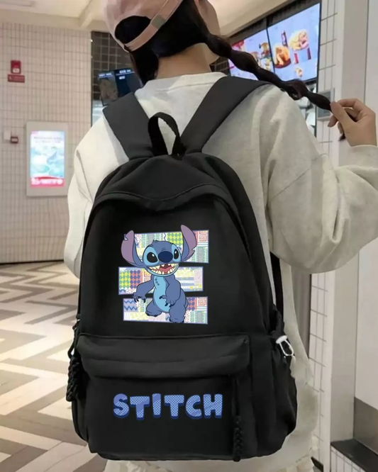 Mavi Stitch Okul Sırt Çantası