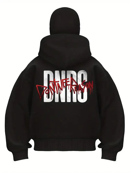 Dont Need Reason Baskılı Kar Maskeli Ninja Unisex Sweatshirt Hırka