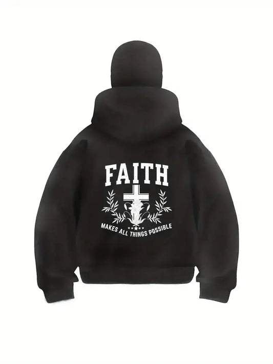 Faıth Baskılı Kar Maskeli Ninja Unisex Sweatshirt Hırka