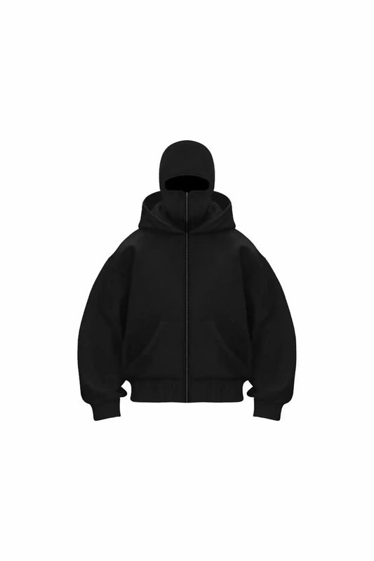 Kar Maskeli Ninja Unisex Sweatshirt Hırka kalın polar
