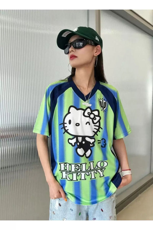 Kitty Unisex Jersey Yeşil Forma
