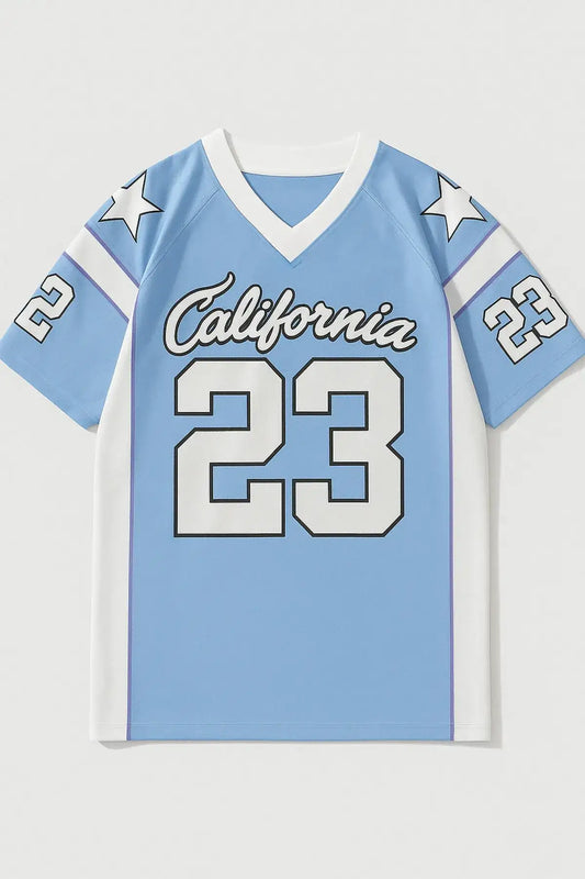 23 California Detail Jersey Mavi Forma