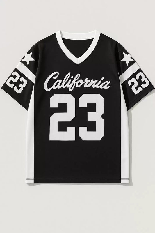 23 California Detail Jersey Siyah Forma