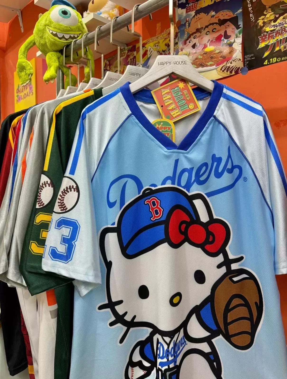 Hello Kitty V Yaka Beyzbol Forması